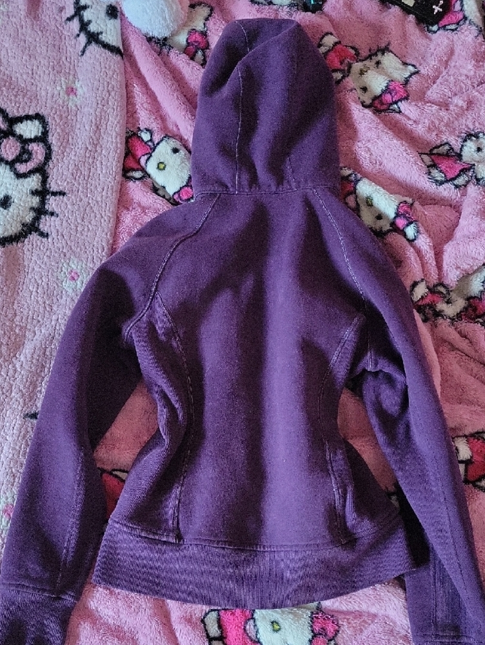 Purple Lulu Lemon Scuba Zip Up size s/m - Picture 5 of 6